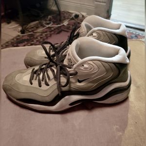 Nike Air Zoom Flight 96 US Mens Size 11.5 Grey Black Basketball Shoes
